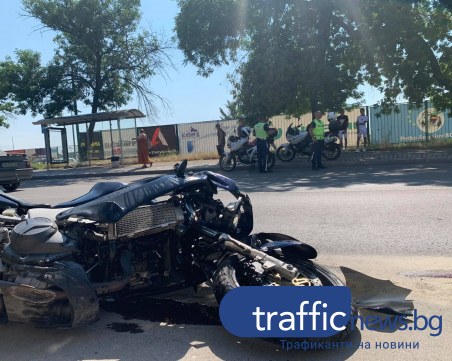 Катастрофа с моторист в Кючука, друг пострада в Изгрев