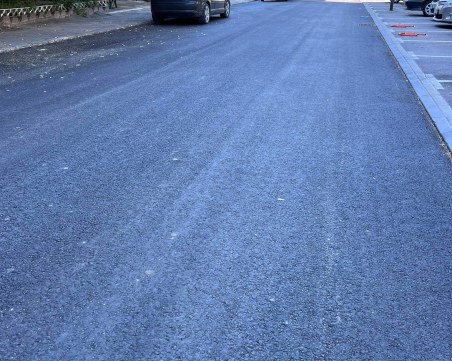 Преасфалтираха улица в зона А-7 в 