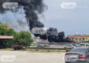 За пореден път пожар се разрази в близост до КАТ Пловдив