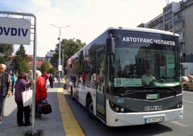 Автобусите по 10 линии от градския транспорт в Пловдив ще