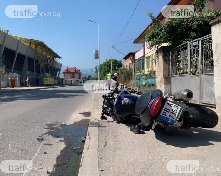 Пловдивчанин самокатастрофира с мотоциклет край Пловдив
