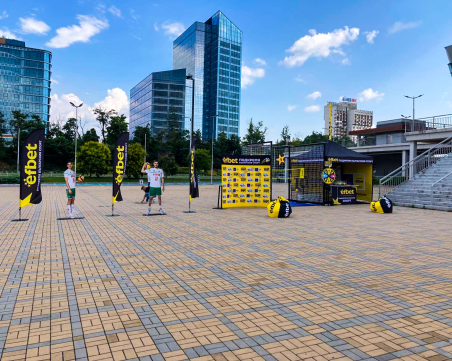 Тръпката е в зала Арена Армеец с efbet и националния отбор по волейбол