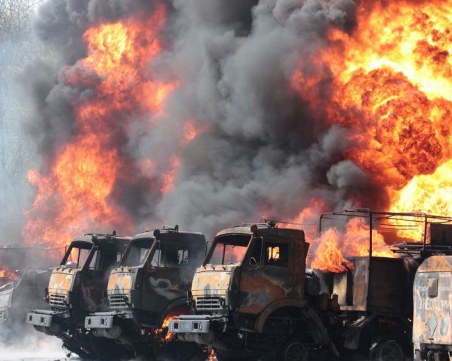Руския нанесе масирани ракетни удари в Западна и Северна Украйна