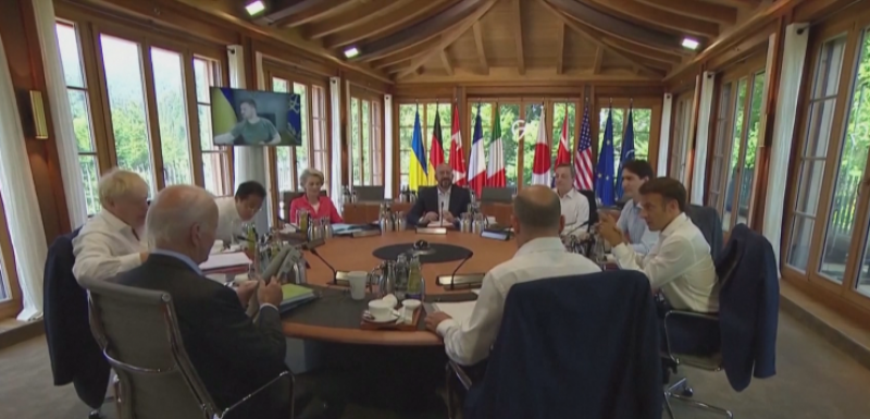 Лидерите на Г-7 обещаха подкрепа за Киев - Зеленски поиска войната да свърши до зимата