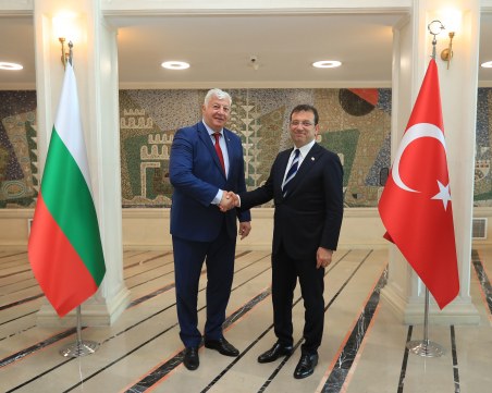 Здравко Димитров на работна среща с кмета на Истанбул