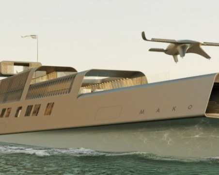 Суперяхта, вдъхновена от най-бързата акула в света