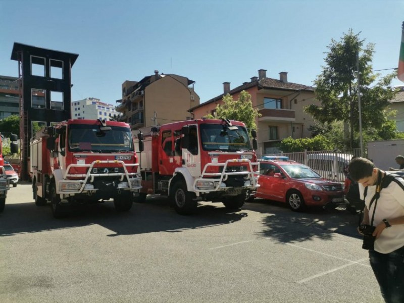 Български модул за гасене на горски пожари се включва в