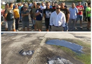 Десетки жители на Карлово блокираха тази сутрин главния път Пловдив Карлово