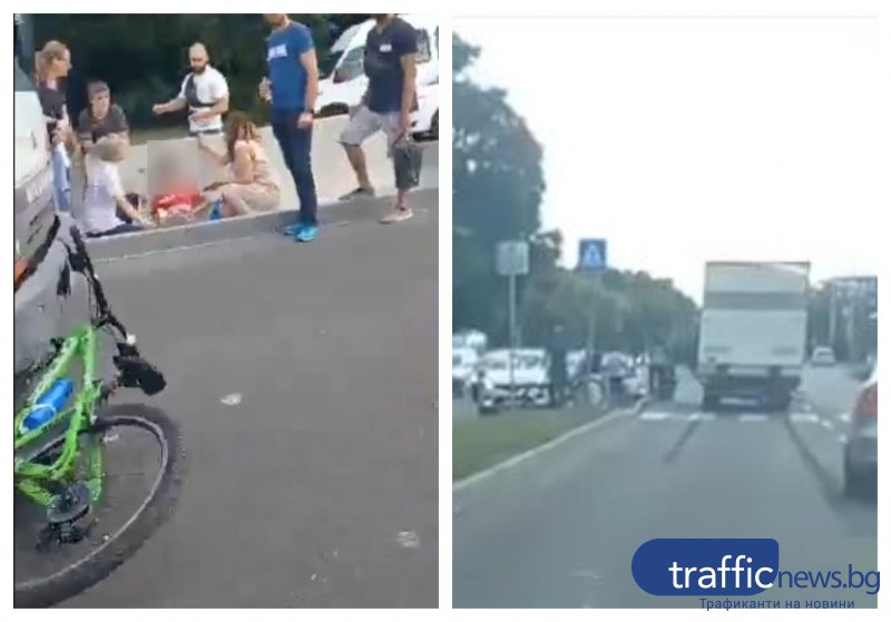 Камион блъсна тийнейджър на бул. „Санкт Петербург“ в Пловдив. Инцидентът