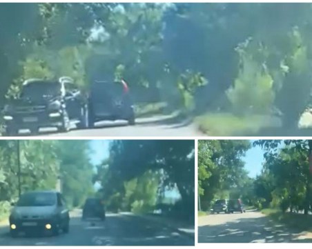 Напълно неадекватен шофьор блъска коли в насрещното край Гребната база и бяга