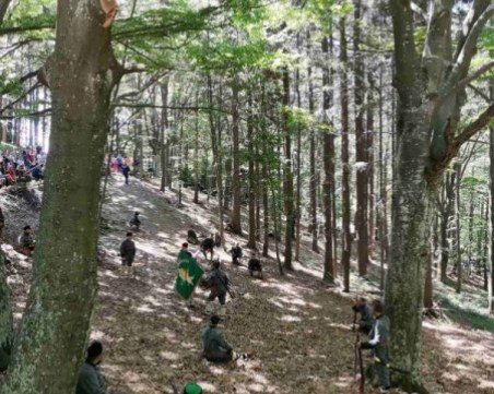 С възстановка почетоха подвига на Хаджи Димитър и четата му  а