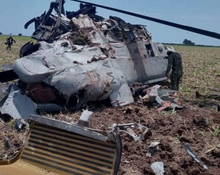 Военен хеликоптер се разби в Мексико, има загинали