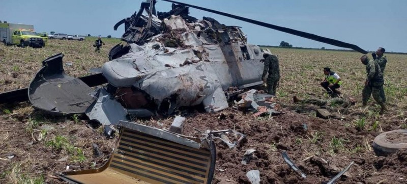 Военен хеликоптер се разби в Мексико, има загинали