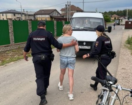 Арестуваха руската журналистка Марина Овсянникова