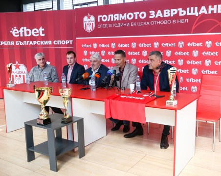 Голямото завръщане на БК ЦСКА: Тръпката е в баскетболната зала