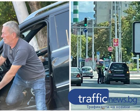 Свалиха номерата на лъскав джип на булевард в Пловдив