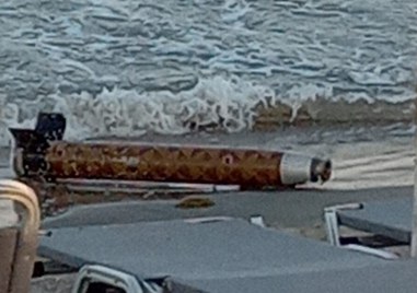 Откритият боеприпас на плажа между Поморие и Ахелой е част
