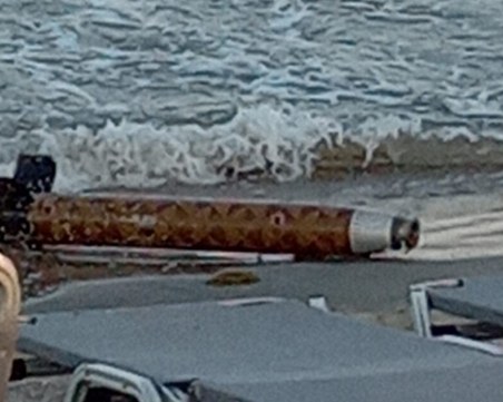 Откритият боеприпас край Поморие - част от ракета, използвана в Украйна
