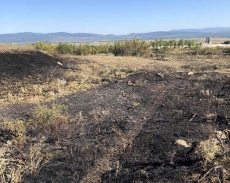 Отново се разпали пожарът между селата Лесичово и Калугерово