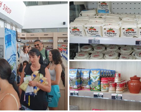 Дълга опашка и напрежение в магазин на Летище Пловдив