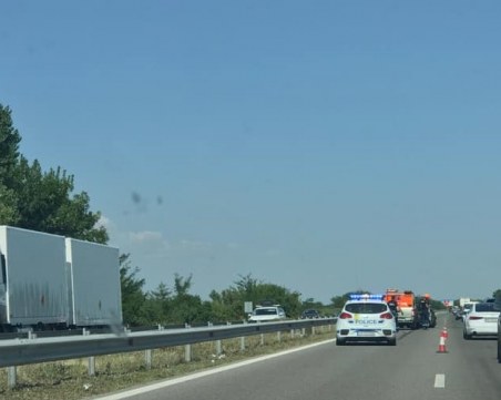 Катастрофа с жертва на АМ Тракия близо до Пловдив