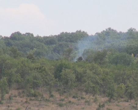 Потушен е пожарът в складовете за боеприпаси край Карнобат