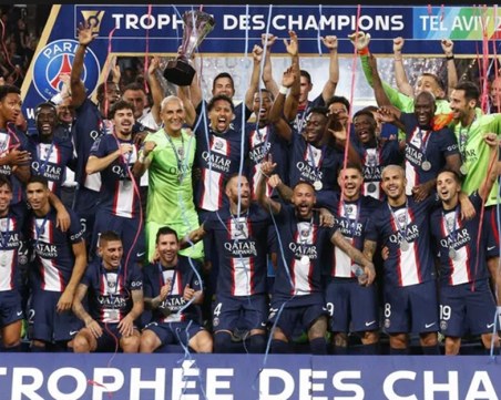 ПСЖ вдигна първи трофей за сезона, Рамос вкара с пета