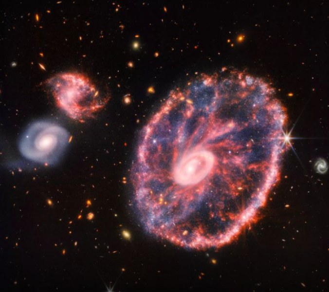 „Джеймс Уеб” с ново изумително изображение на далечни галактики