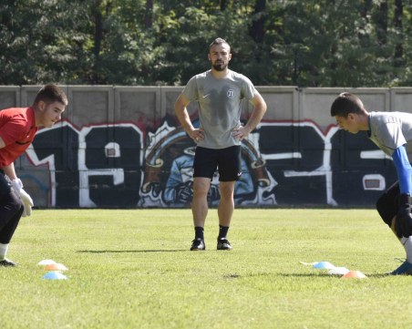 Илко Пиргов проведе тренировка с вратари от школата
