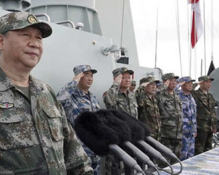 Китайски военни кораби и самолети са навлезли в Тайванския пролив