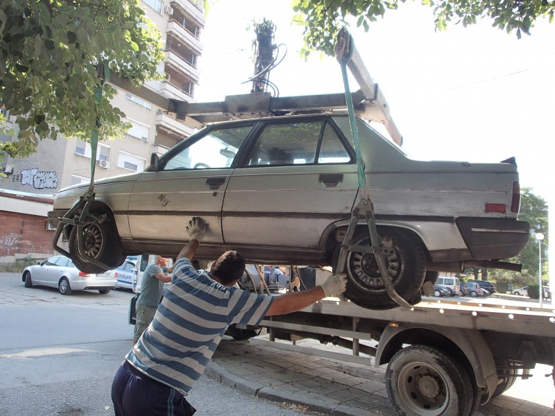 Акция по репатриране на стари автомобили в Кючука