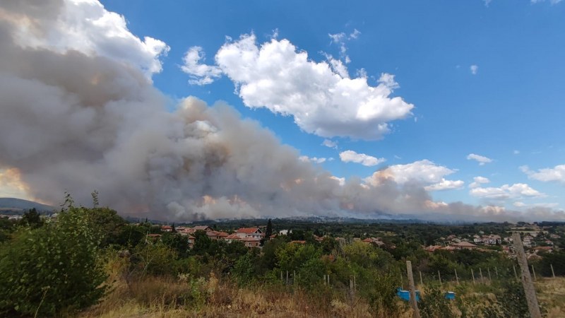 Обявиха частично бедствено положение заради пожара в пазарджишко, горят над 2000 дка гора