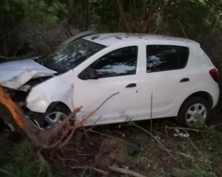 21-годишна шофьорка е с опасност за живота, заби колата си в дърво
