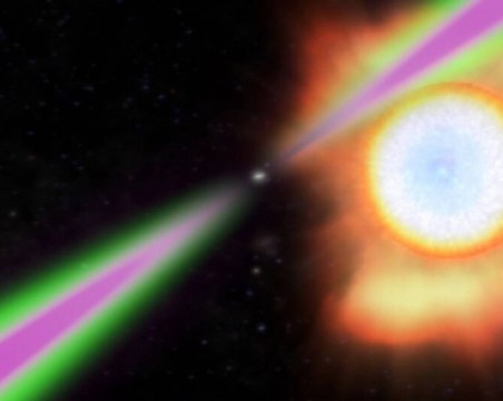 Неутронна звезда разкъса партньора си, за да стане най-тежката позната до момента