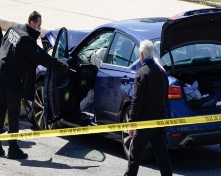 Шофьор се вряза в барикадата до Капитолия и простреля