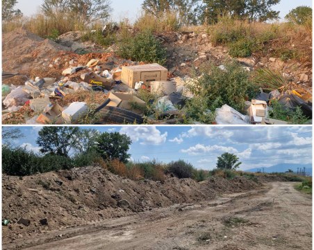 Разчистиха боклуците, трупани от 