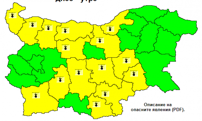 Жълт код за опасно високи температури в Пловдив, градусите отново доближават 40
