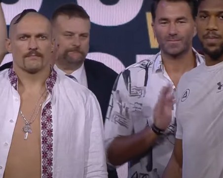 Джошуа и Усик по-тежки преди реванша