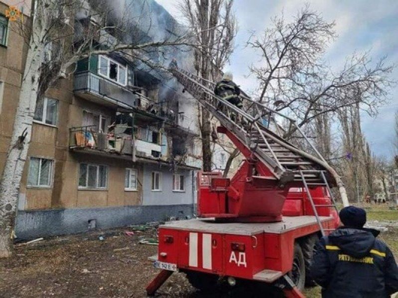 Руска ракета удари град до Южноукраинската АЕЦ, 12 са ранени