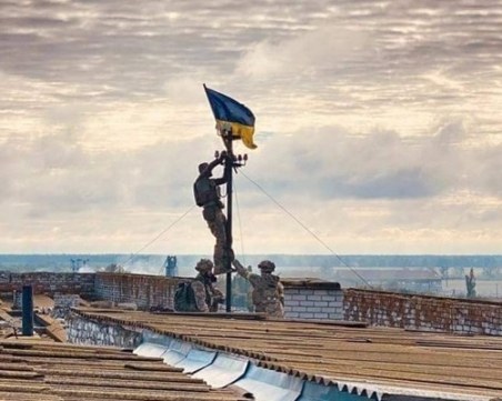 Украинското знаме отново се вее в Херсонска област