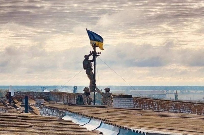 Украинското знаме отново се вее в Херсонска област