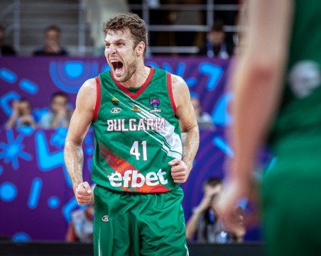 Страхотна България удари Грузия и записа първа победа на Европейското по баскетбол