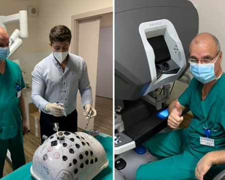 Стотици успешни операции с робот направиха в Пловдив