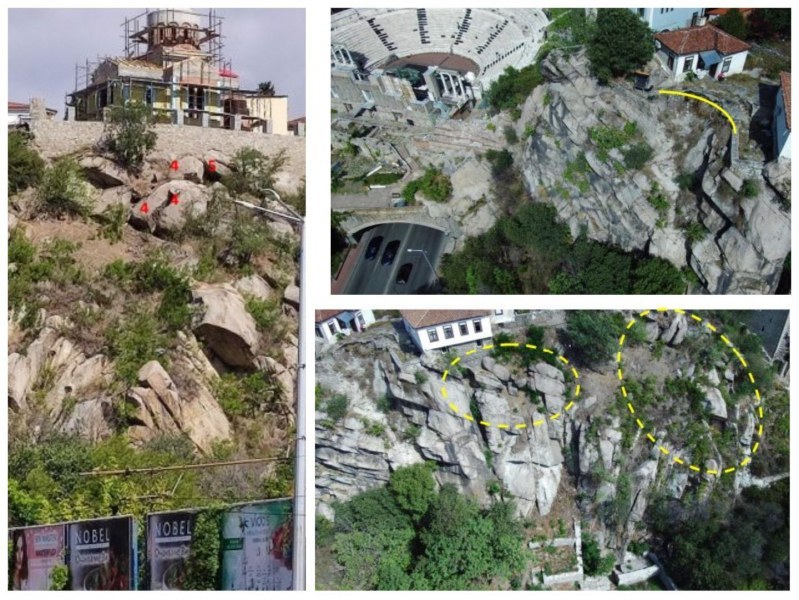 Само една оферта за проект, който да предотврати срутването на 60-тонни скали от Таксим тепе