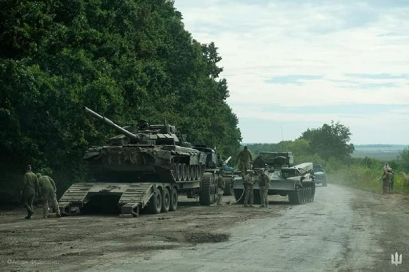 Украинските сили са на 50 км от границата с Русия