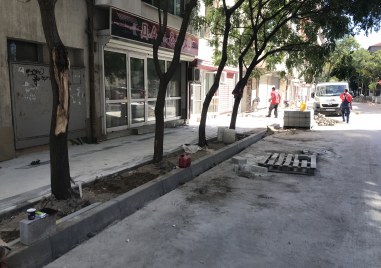 Продължава реконструкцията на ул Иларион Макариополски в участъка от ул
