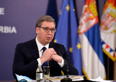 Сръбският президент Александър Вучич заяви че докато той е президент