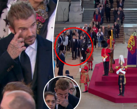 Дейвид Бекъм чака над 12 часа на опашката, за да отдаде последна почит на кралица Елизабет II