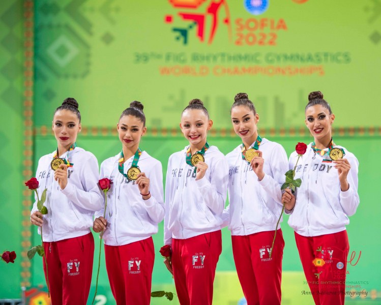 България завърши с 6 медала на Световното първенство по художествена гимнастика