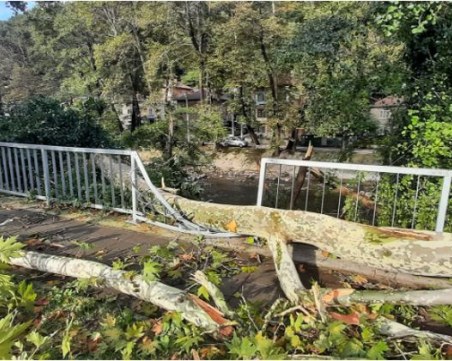 Свлачище се е активирало над Бачковския манастир